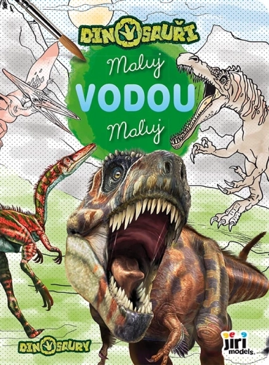 Schilderen met water - Dinosaurus