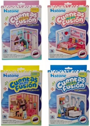 Creatieve set kralenhuisje - 1 stuk