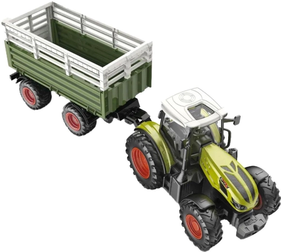 BUDDY TOYS RC-tractor met voorlader en kiepwagen