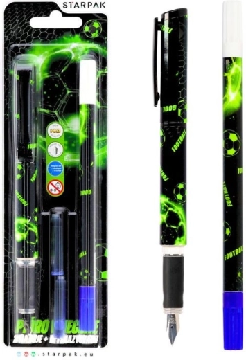 Vulpen voetbal met inktwisser