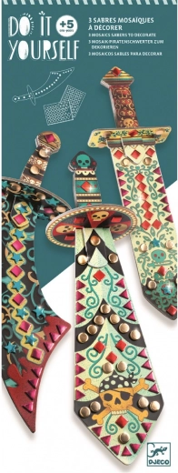 DJECO DIY glinsterende zwaarden voor ridders