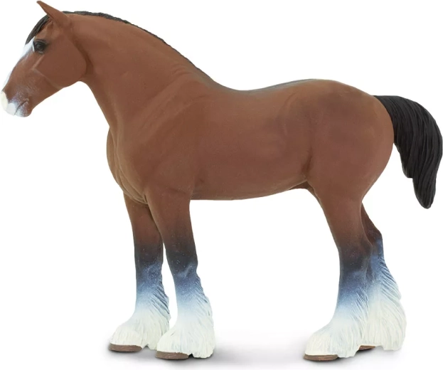 Safari Ltd. Clydesdale-hengst figuur