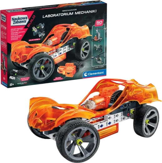 Mechanica-laboratorium: auto en mechanische constructies CLEMENTONI