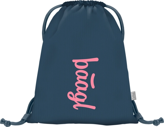 Baagl gymsack Logo roze met GRS‑certificering