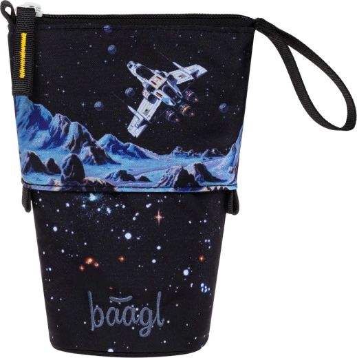 Baagl etui Pixel Space met standaard, waterbestendig, GRS
