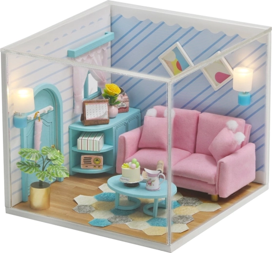 Miniatuur huisje Zonnige woonkamer