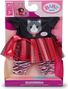 Baby Born jurkje met katje voor poppen 43 cm