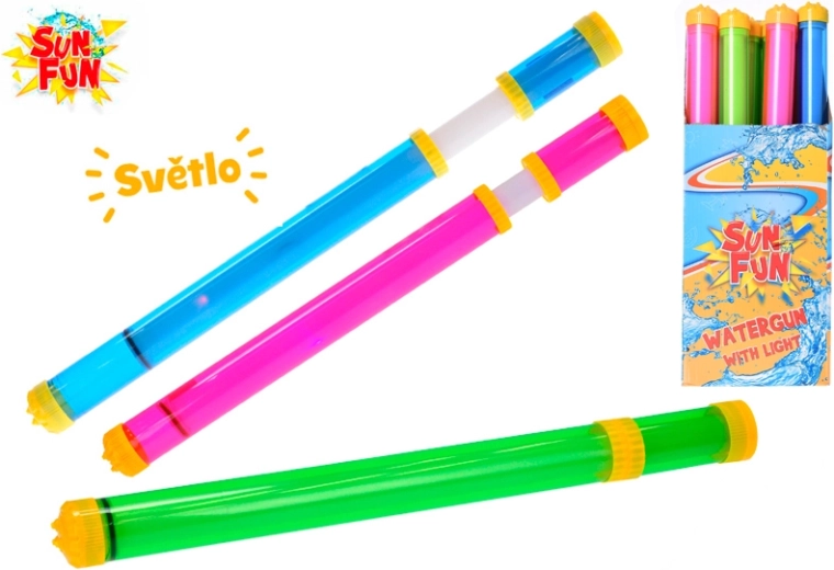 Sun Fun waterpistool met pomp en licht 48 cm