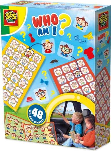 Reisspel Raad wie ik ben? met raamstickers