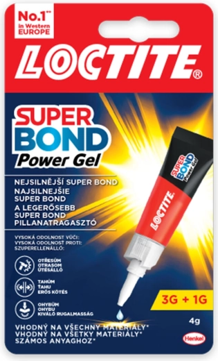 Secondelijm in gel Super Bond Power 4 g