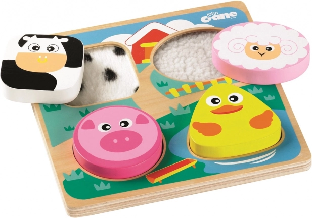 Tidlo sensorische insteekpuzzel boerderij
