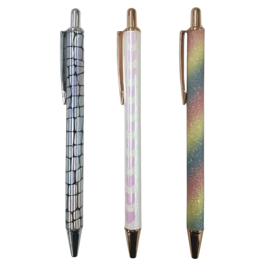 Metalen balpen 15 cm - 1 stuk