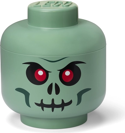 LEGO opberghoofd groot – groene skelet