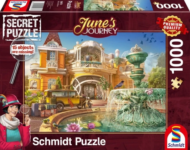 Secret Puzzle June's Journey: Orchideeënlandgoed 1000 stukjes