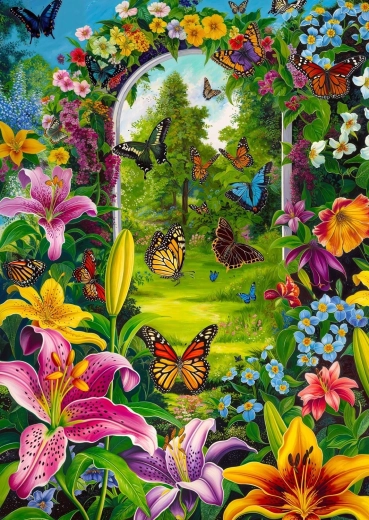 ENJOY puzzel Tuinpoort 1000 stukjes