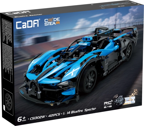 CADA bouwset Bluefire Specter 1 RC met afstandsbediening