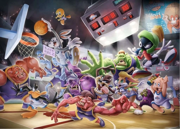 Legpuzzel SPACE JAM final dunk – 1000 stukjes RAVENSBURGER