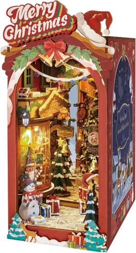 Handgemaakt Kerststraat Boeksteun