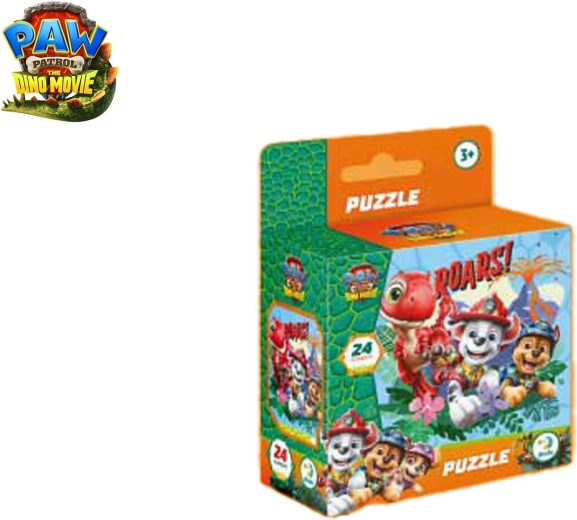 Puzzel Paw Patrol: The Dino Movie 24 stukjes 22 × 22 cm