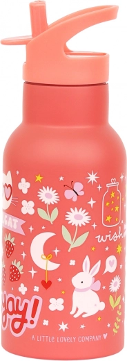 A Little Lovely Company roestvrijstalen drinkfles 350 ml – Plezier