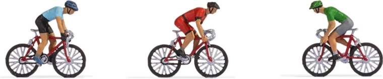 Noch set figuren fietsers (H0)