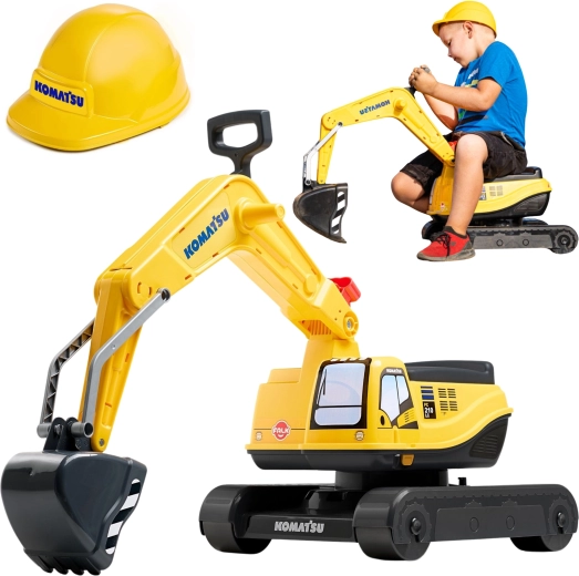 Komatsu-trapgraafmachine met draaibare cabine en helm