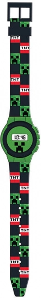 Digitale kinderhorloge MINECRAFT met Creeper-motief