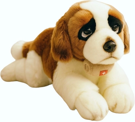 Pluchen Sint-Bernard met tonnetje 61 cm