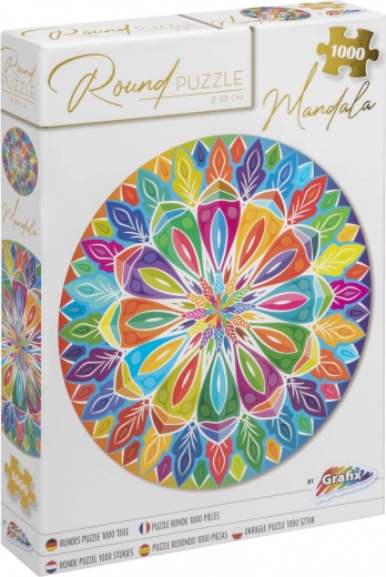 Ronde puzzel Mandala 1000 stukjes (68 cm)