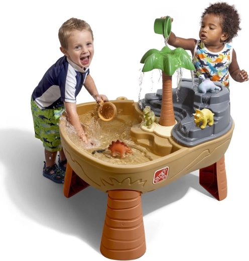 Water- en zandtafel Dinosaur Park Adventure Step2 met fontein