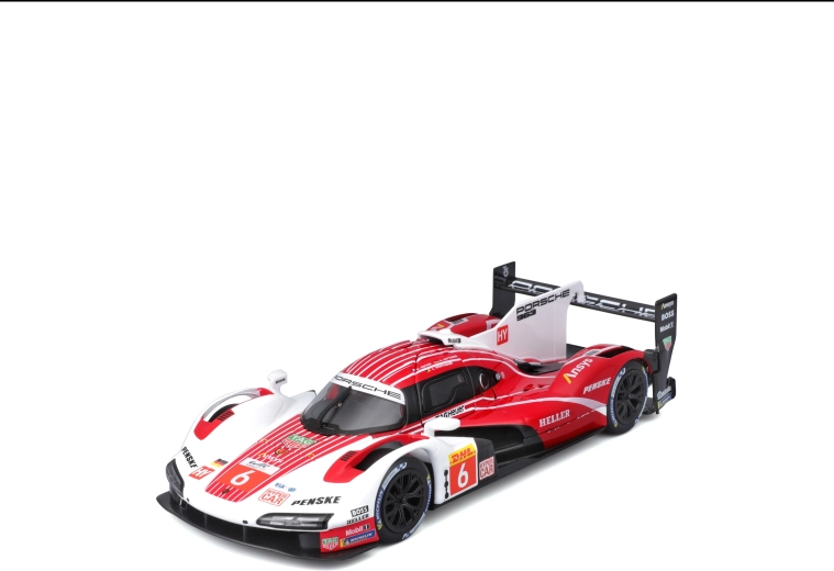 metalen model bburago 1:24 porsche 963 racing (2024)