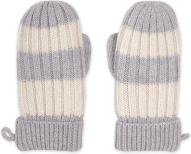 Lodger merino handschoenen stripe storm maat 1–2 jaar