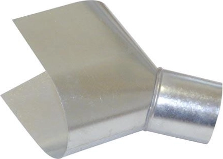 Hulpkoker van verzinkt staal 80 mm