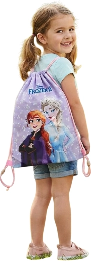 Kinder gymtas Frozen II paars 40 × 35 cm