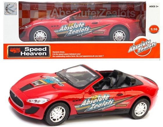 Sportieve cabriolet met frictieaandrijving (friction) - 1 stuk