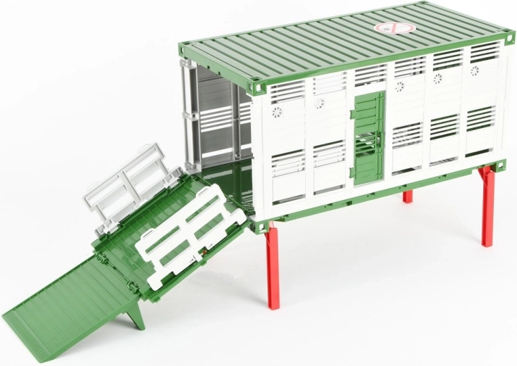 Bruder dierenaanhanger – verwisselbare container