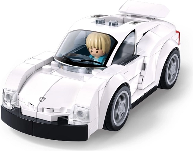 Sluban Metropolis witte raceauto