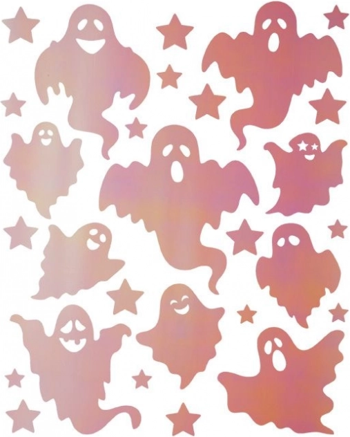 Opstrijkbare kledingstickers Ghosts