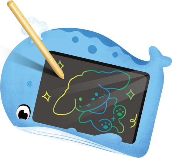 2Kids Toys kinder-LCD tekentablet walvis - 1 stuk