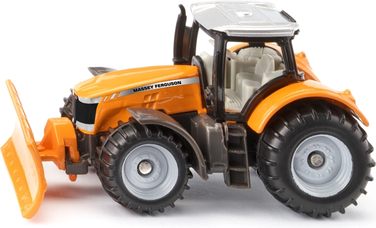 Siku tractor MASSEY FERGUSON met draaibare ploeg – blister