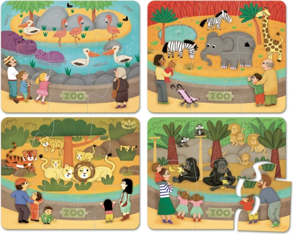 Vilac Houten Puzzel Zoo