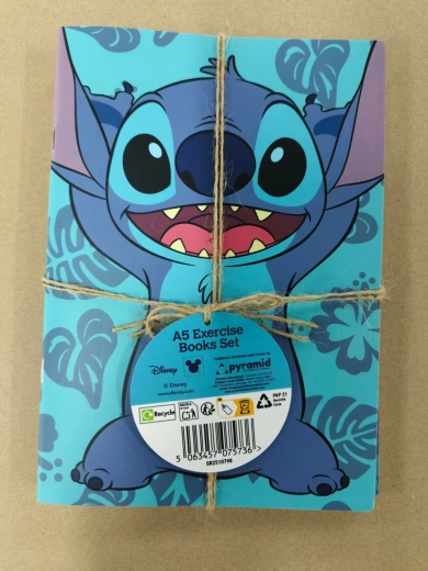 Lilo & Stitch set A5-schriften Stitch (3 stuks)