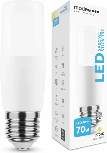 LED-lamp Modee Special Stick T37 E27 9 W warm wit 650 lm