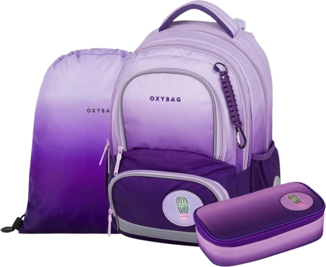 Schoolset Oxybag OXY NEXT paars 3 stuks