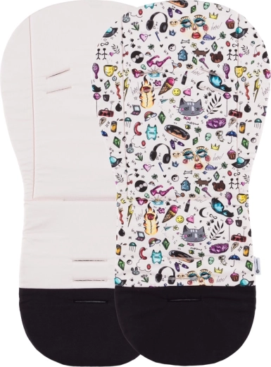 Petite&Mars inzet voor kinderwagen Foamy limited jellyfish