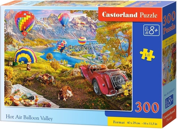 Castorland puzzel Vallei van heteluchtballonnen 300 stukjes