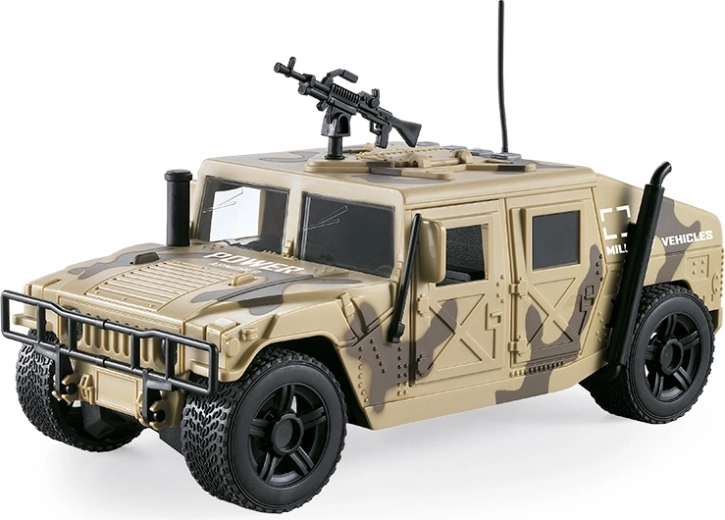 Militair gepantserd voertuig 1:16 met lichte camouflage