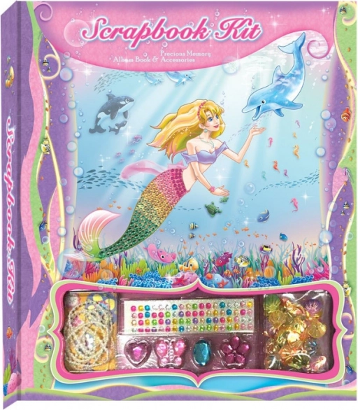Pecoware scrapbookset om te versieren – zeemeermin