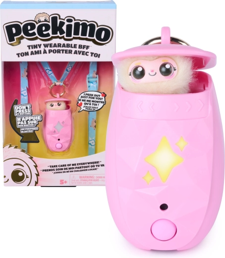 Spin Master Peekimo rozegeïnteractief elektronisch huisdier en hanger - 1 stuk