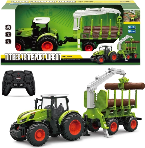 RC boerderijtractor 1:24 met licht en geluid